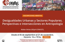 Desigualdades urbanas y sectores populares. Perspectivas e intersecciones en Antropología